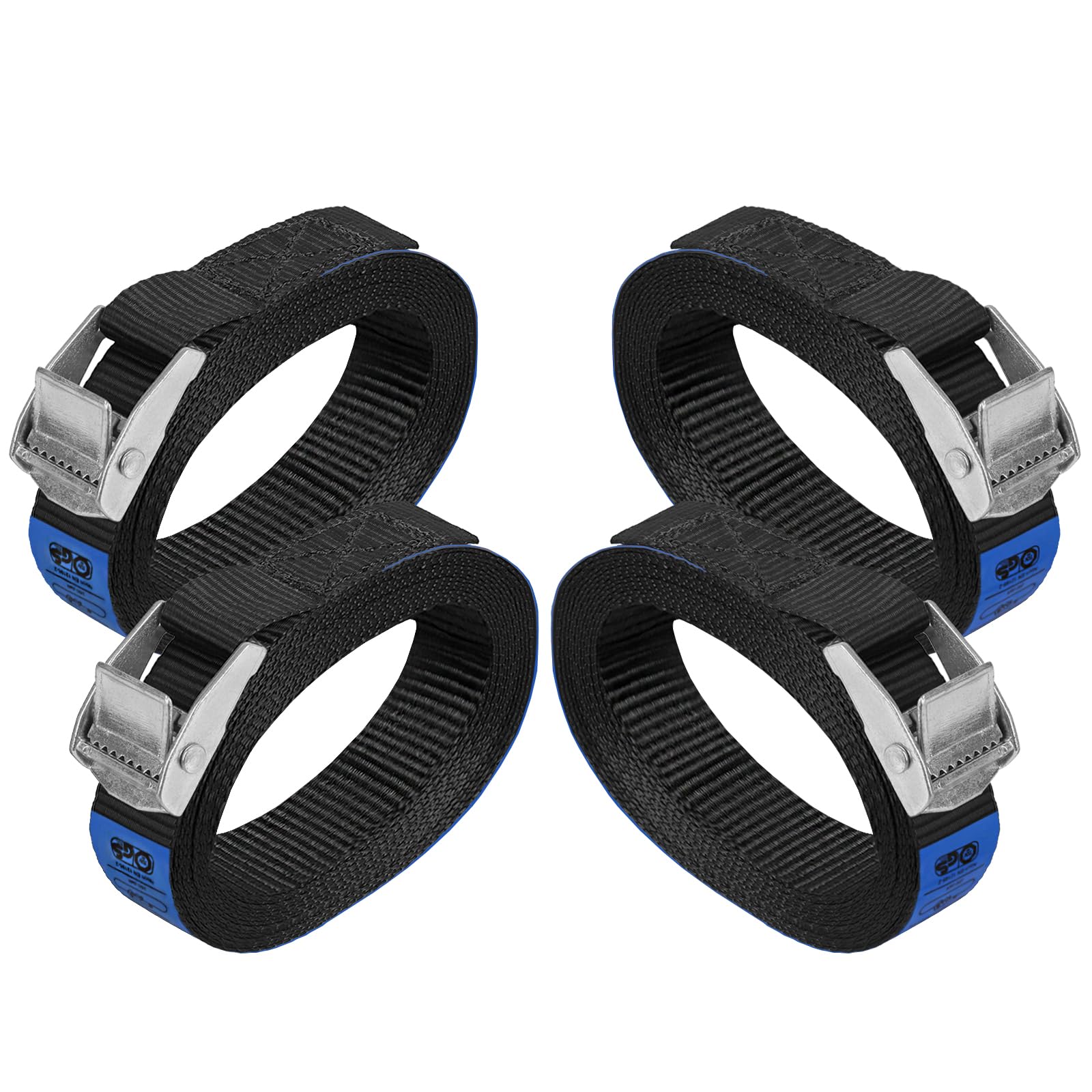 Cinghie Di Fissaggio Per Bagagli - 10 Pezzi 2.5cm X 6m, Resistenza 250 Kg, Norma DIN EN 12195-2 - Foto 5