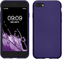 Vista 17 de kwmobile Funda compatible con Apple iPhone SE (2022) / iPhone SE (2020) / iPhone 8 / iPhone 7 - Funda protectora delgada de poliuretano Remolino