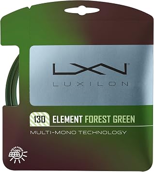 Luxilon Element 130 Tennis String - Set, Forest Green