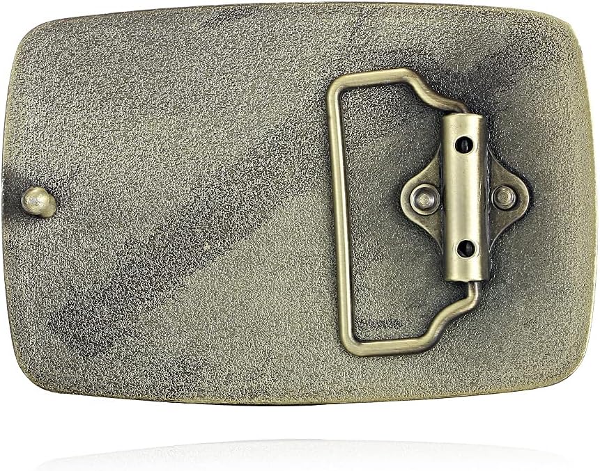 CL&J BB United States Flag Belt Buckle Western Cowboy Native American Motorcyclist (XFL2G) - Image 5