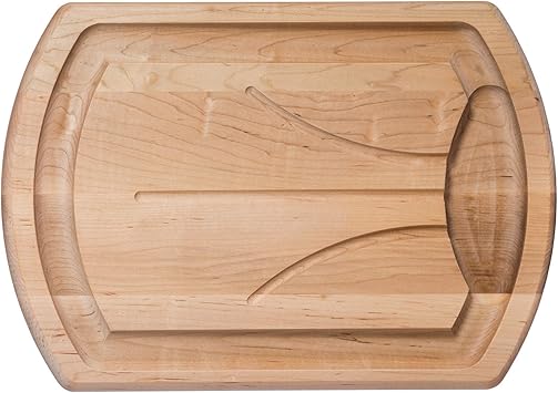 JK Adams Maple Wood Carving Board with Juice Grooves - 20¨x 14¨- Butcher Block Cutting Board - Cutting Boards Wood - Thick Cutting Board - Hardwood Cutting Board - Great for Holiday Dinners