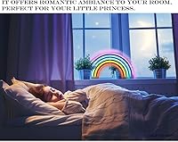 Vista 3 de Nordstylee Neon Rainbow Light Signs,Led Rainbow Night Lights Decor Lights for Kid's Gift, Wall, Birthday Party, Christmas, Wedding Decoration