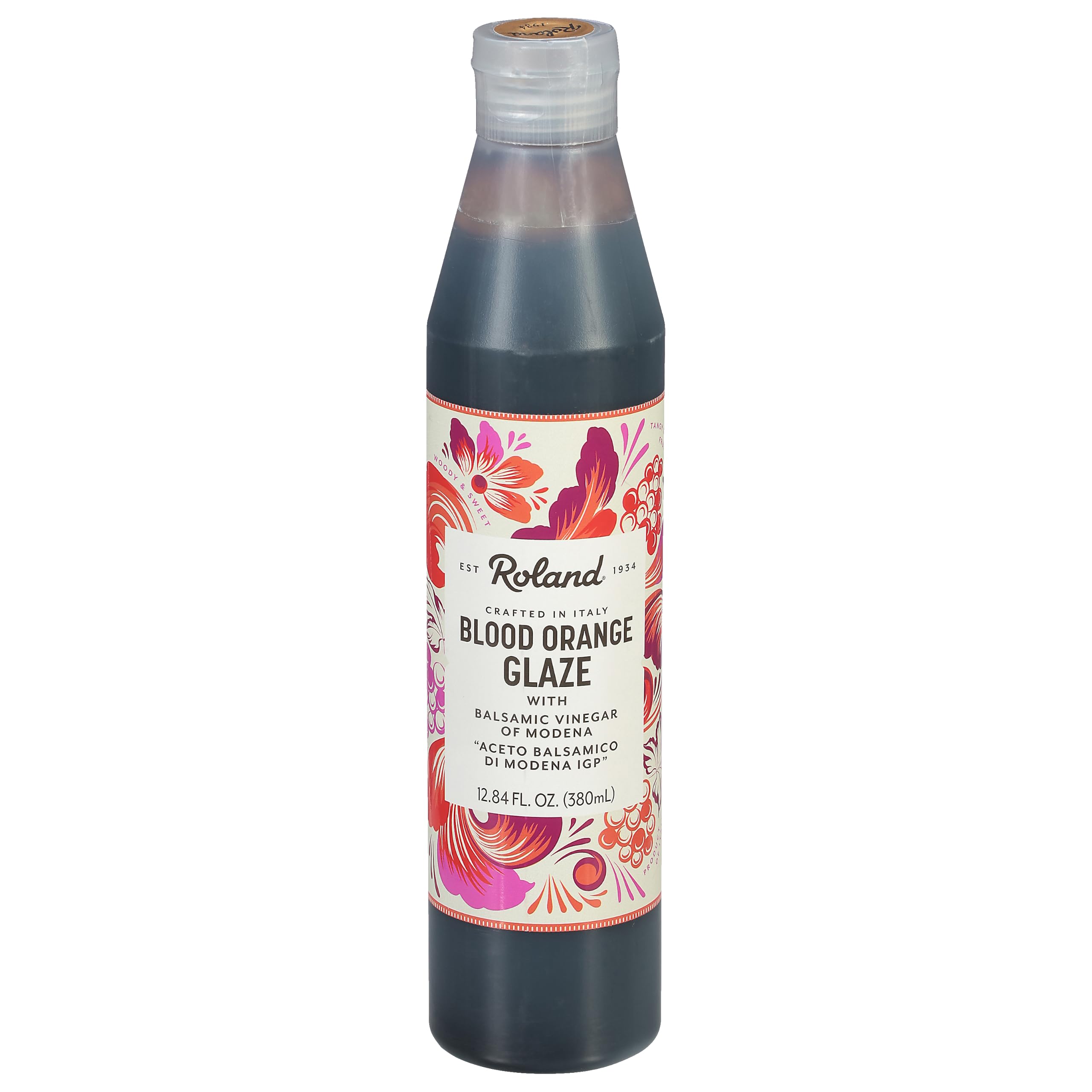 Roland Foods Balsamic Glaze, Blood Orange, 12.9 Ounce