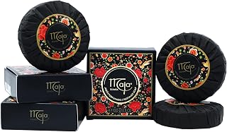 Maja, Classic Soap Perfumed Soap Round and Luxurious Round Soap to Clean and Moisturize your skin Leaves Skin Beautifully Scented and Soft 3Pack of 3.5 Oz Bar Soaps, Rose, 3 Count, (Pack of 3)