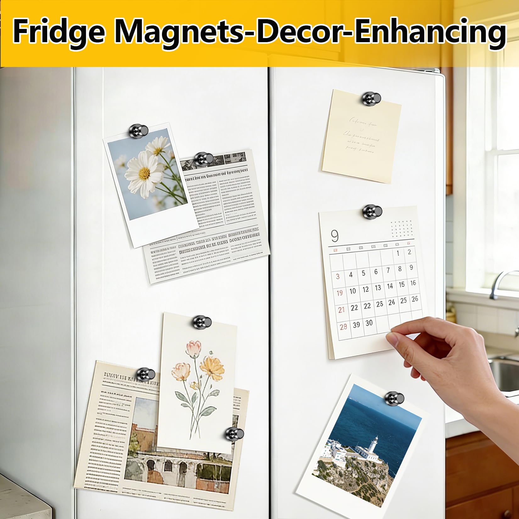 120 imanes de nevera, imanes de refrigerador, imanes pequeños y fuertes, imanes de pizarra blanca para nevera, chinchetas magnéticas para taquilla, decoración de cocina y accesorios, oficina