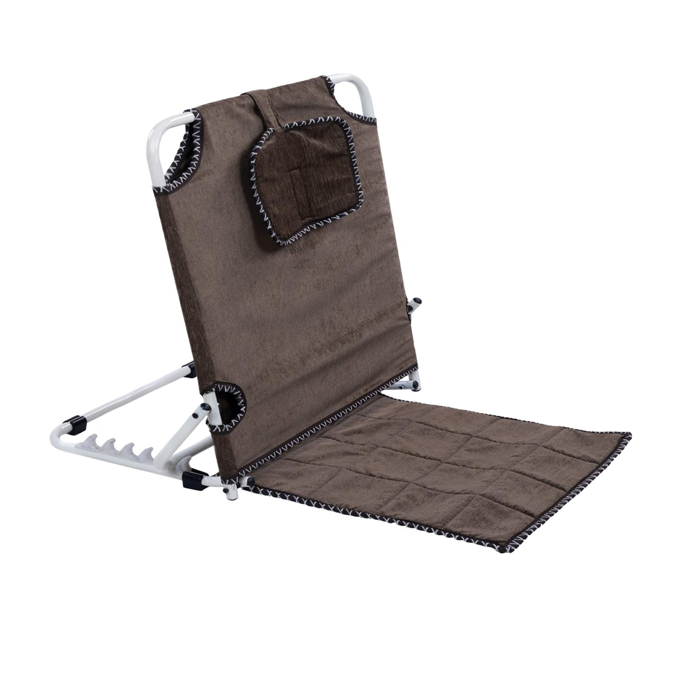 Spacecrafts Adjustable Bed Backrest Sit-Up | Foldable Ms Steel Frame | Comfortable Cloth Breathable Bed Backrest For Eldery Disabled & Injured| Portable Yoga Chair | Meditation | Relaxing, 20.87 Inch