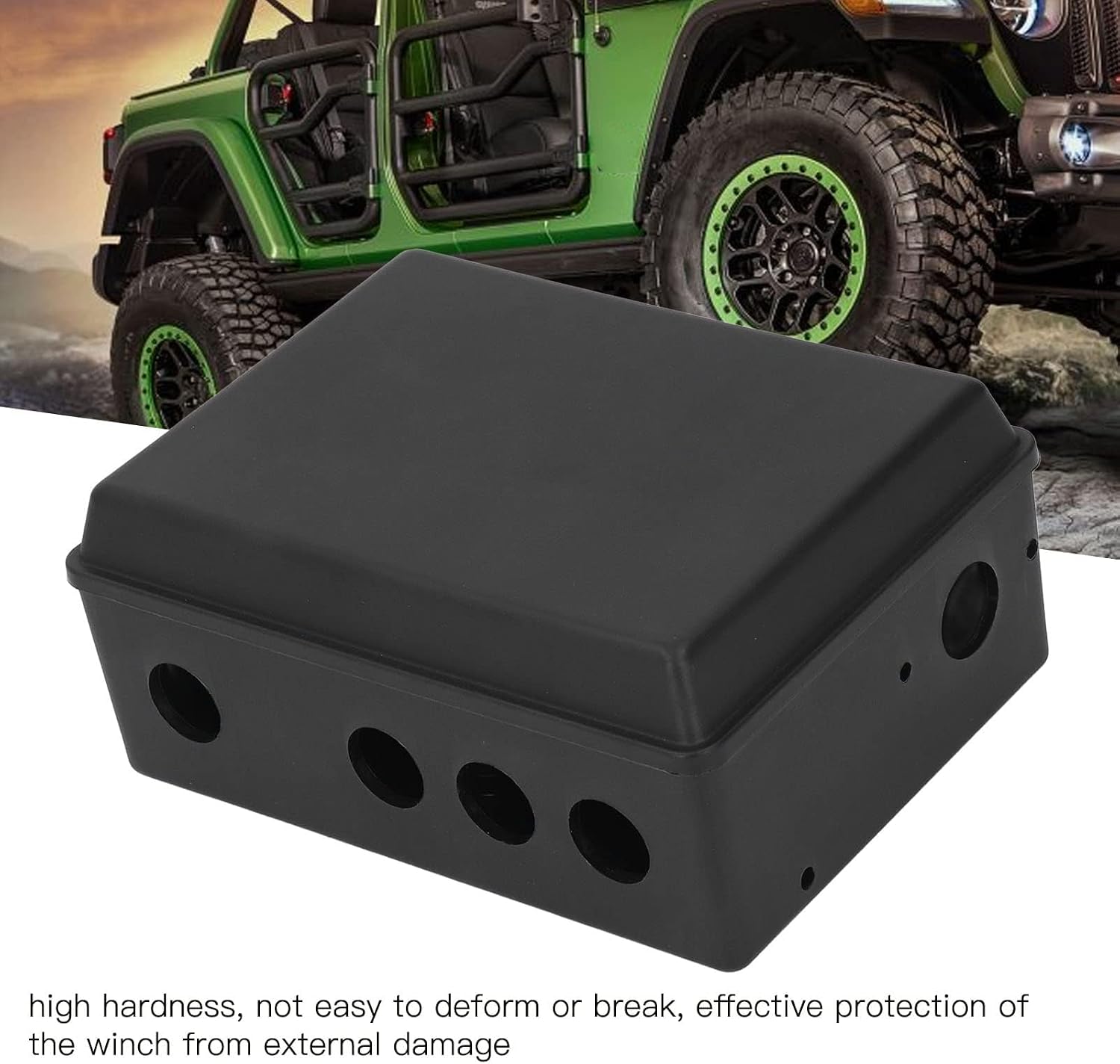 Winch Controller Box, Winch Controller Housing ABS High Kit Electric Winch Housing Kit for 8000 to 20000LB, Electric Winch Kit
