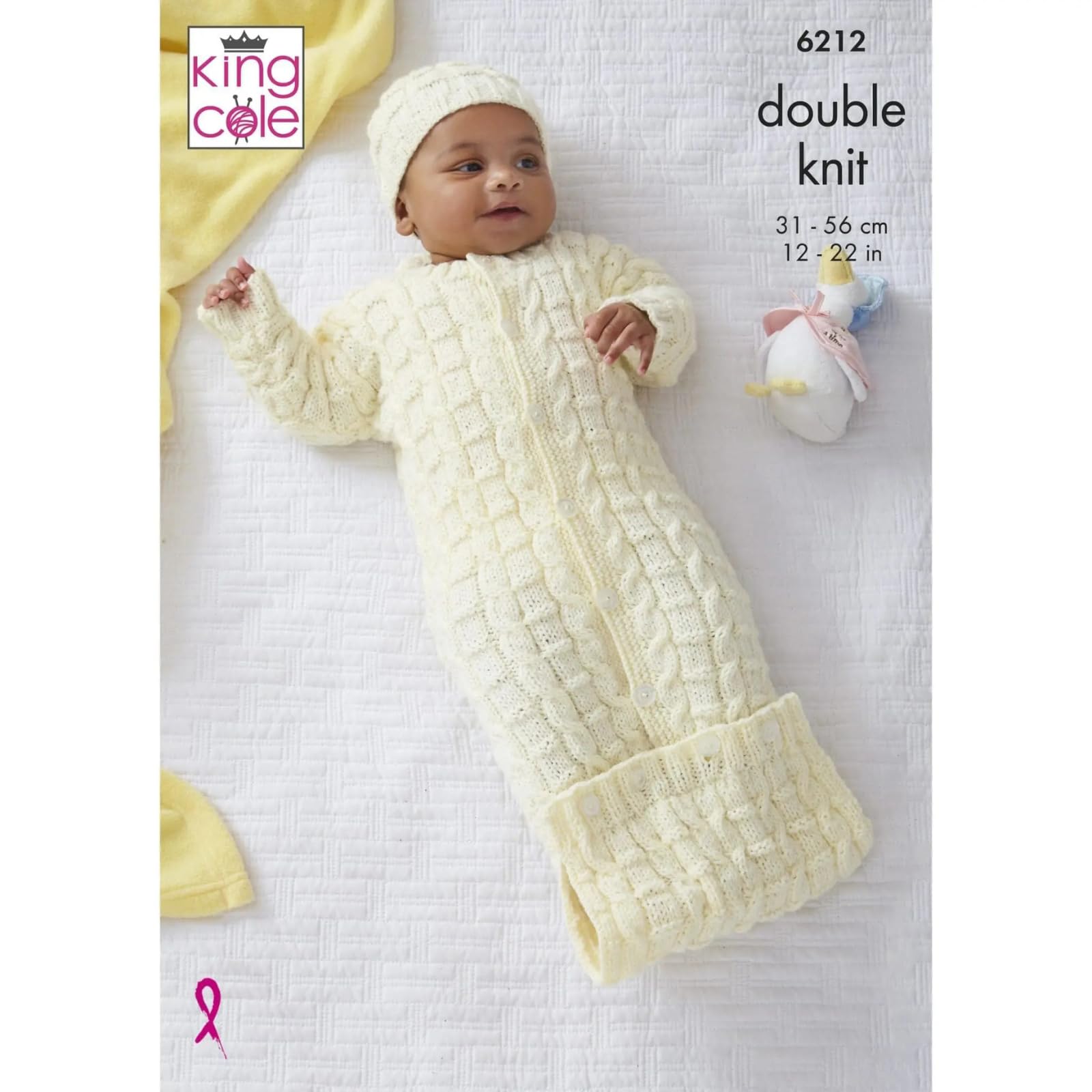 Sweater, Jacket, Sleeping Bag and Hat in King Cole Big Value Baby DK (6212)