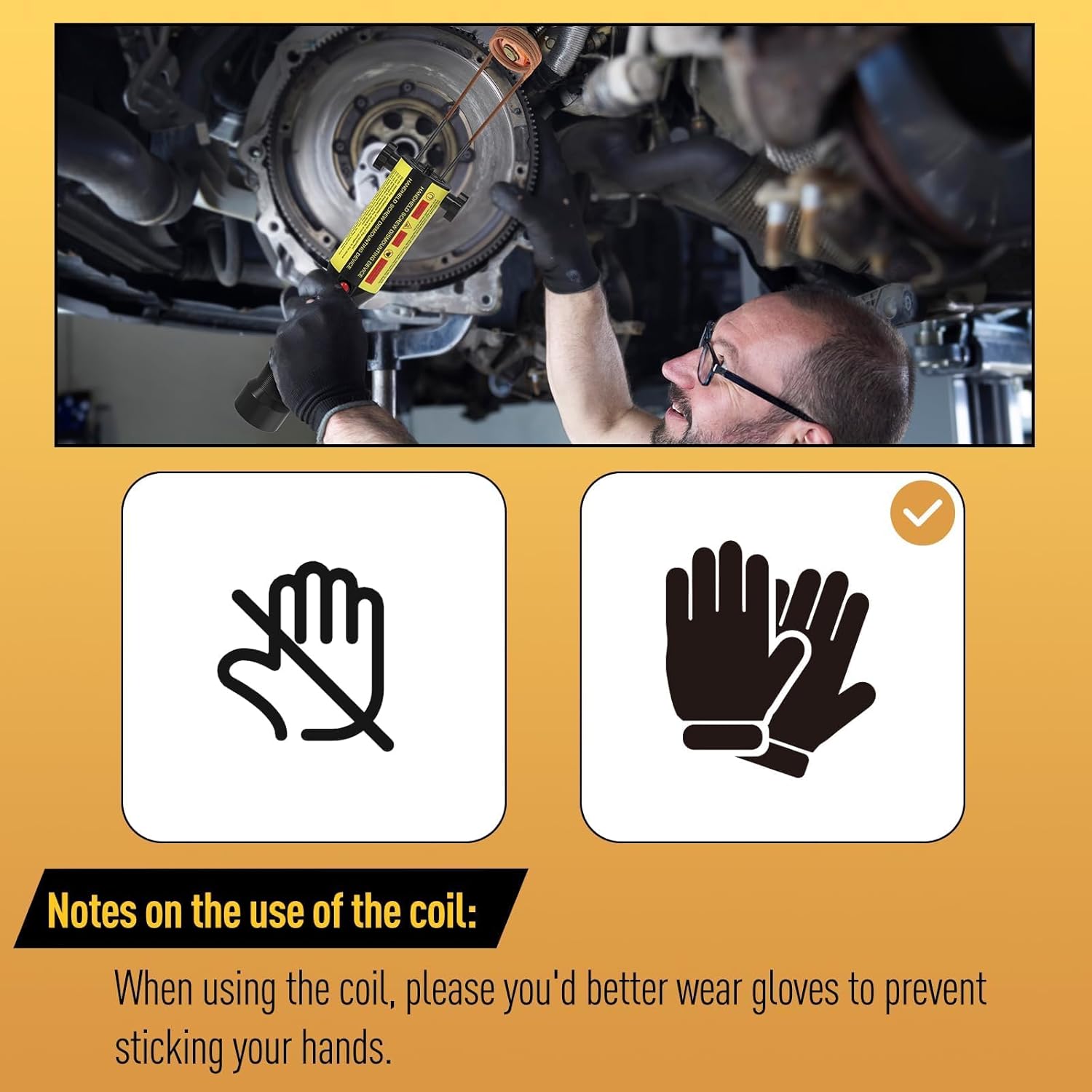 Induction Heater Coil Kit for Magnetic Induction Heater Gold (4 coils + 1 DIY coil)