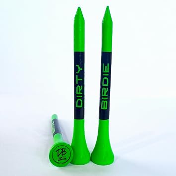 80 x Green Bamboo Golf Tees - 70mm Bag | Biodegradable Golf Tees | Strong & Durable| Eco-Friendly | Golf Accessories For Men & Women | Perfect Golf Gift