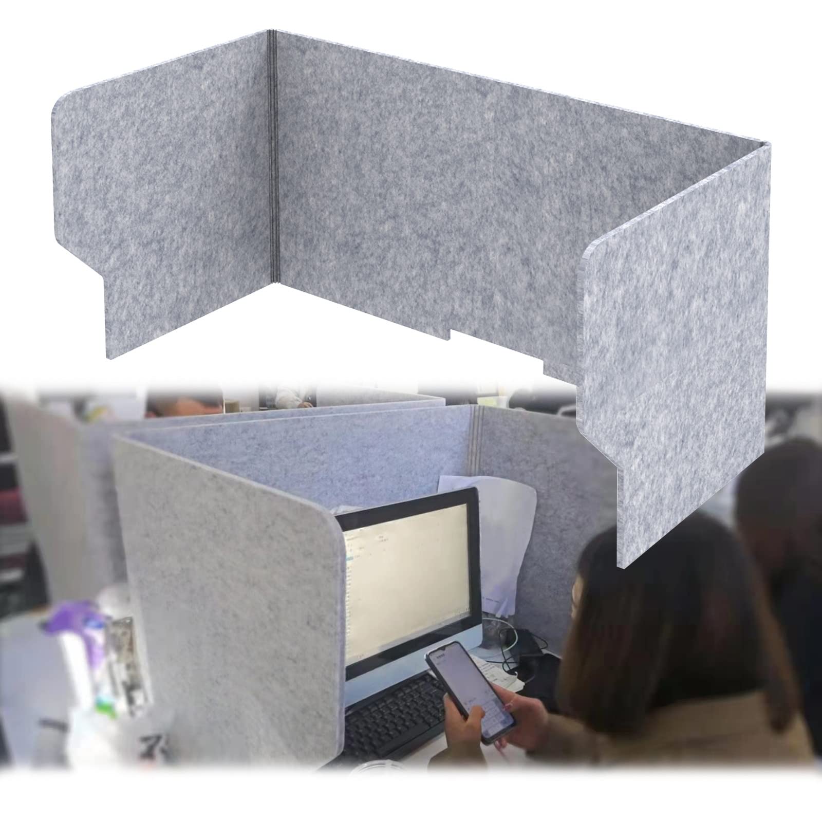 Panneaux de confidentialité pliables pour bureau partagé et table d'examen en classe