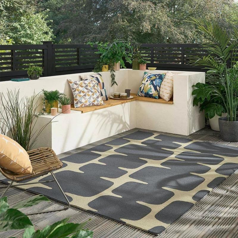 Image of Hand-Tufted Woolen Large Carpets for Living Room 8x11 Green Beige Color Anti-Skid Area Rug High Pile Thick Carpet & Rugs for Hall & Bedroom