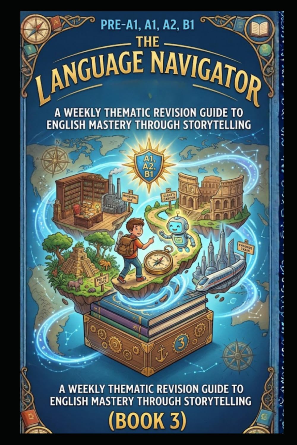 The Pre-A1, A1, A2, B1 Language Navigator: A Weekly Thematic Revision Guide to English Mastery through Storytelling (Book 3)