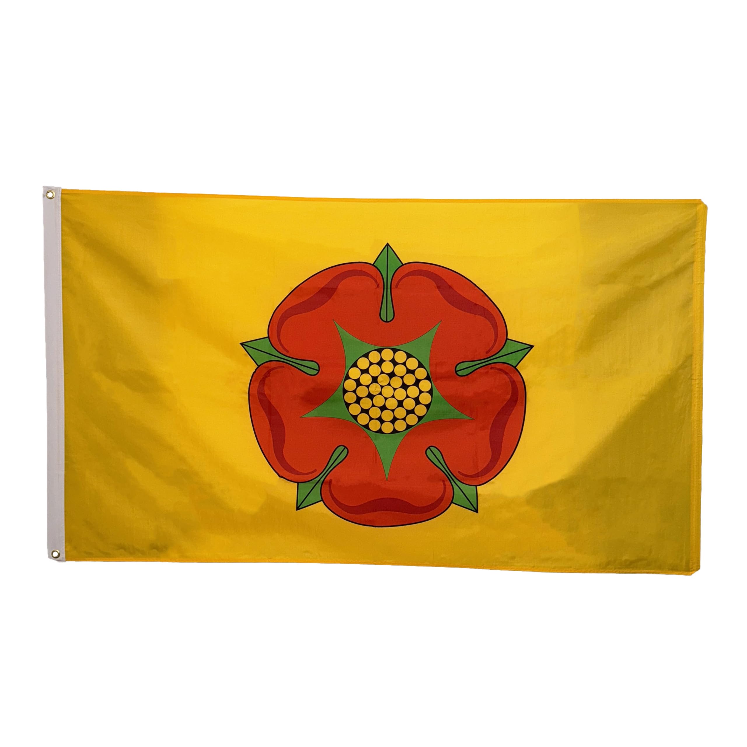 Flagtex Lancashire New Heavy Duty Flag 210D Nylon with Eyelets 5ft x 3ft (150cm x 90cm) — image 1