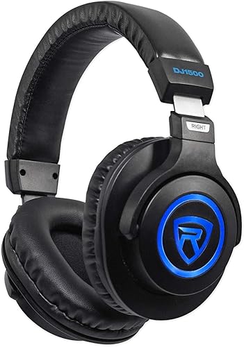 Miniatura 4 de Rockville Auriculares DJ con cable de bobina desmontable, caso+almohadilla extra (DJ1500)