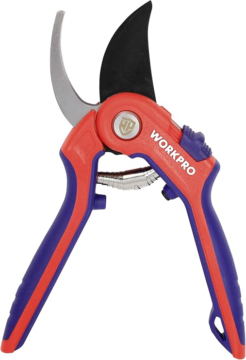 WORKPRO WP332009 Professional Vineyard Garden Branch Pruning Shears