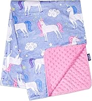 Vista 17 de Wildkin Manta de felpa para bebé – Suavidad y comodidad, ideal para niños pequeños, viajes y guardería - Azul confeti