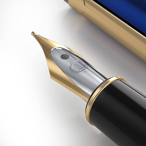 Miniatura 5 de Pluma estilográfica Dryden Luxury, clásica y moderna, de colección ejecutiva y vintage, idea de regalo de negocios y para la caligrafía, Azul