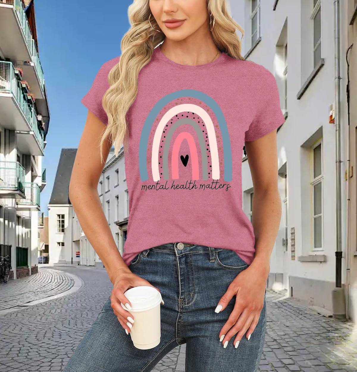 Mental Health Shirts for Women Therapist Psychologist Matters Tshirt Human Brain Illness Tee Tops - Image 2