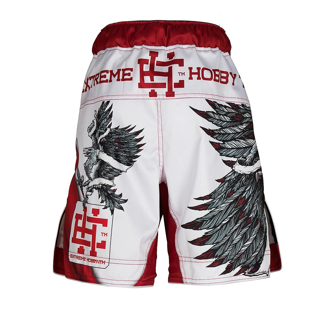 Spodenki Grappling kids POLISH EAGLE CZERWONY 128