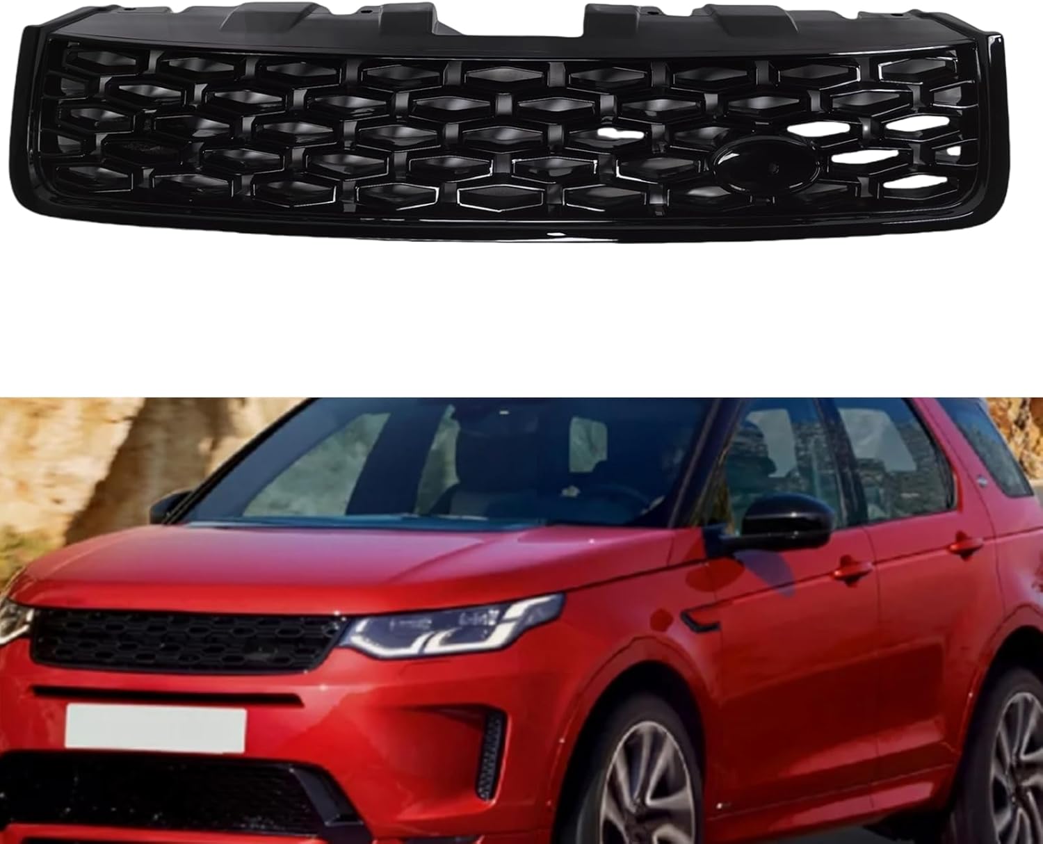 Car Front Bumper Grille Mesh Grill For Land Rover Discovery Sport 2015-2019 2016