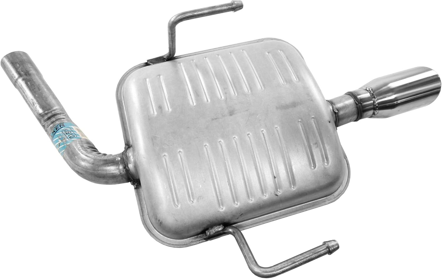 Walker 53910 Direct Fit Exhaust Resonator and Pipe Assembly 2" Inlet (ID) 3" Outlet (OD) for Chevrolet Traverse