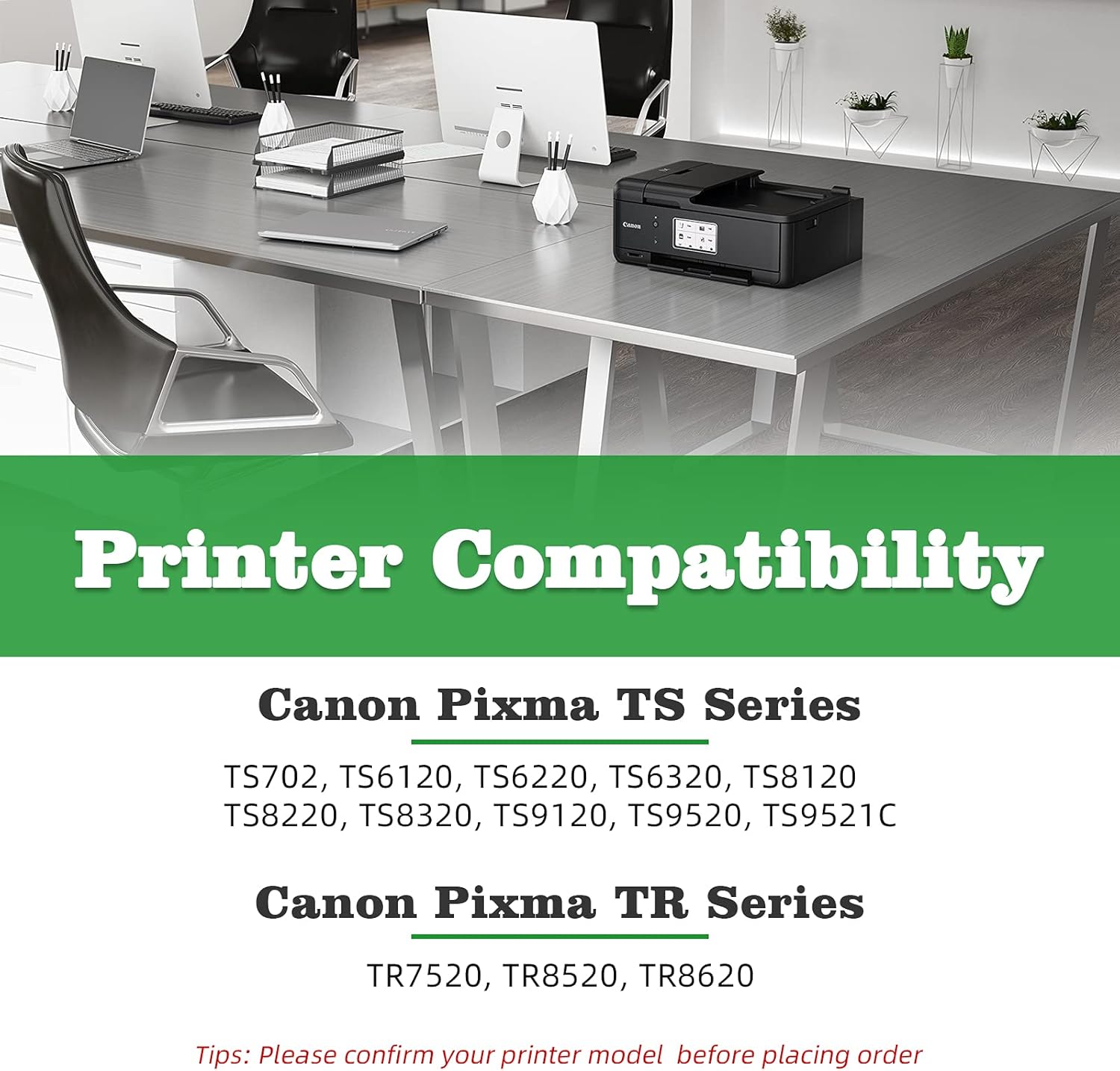 GREENARK Compatible Ink Cartridges Replacement for Canon c280xxl pg280 bk PGI-280 PGI-280XXL BK Black Ink Tank (2 Pack) Works for PIXMA TR7520 TR8520 TR8620 TS6120 TS6320 TS8220 TR8622 TS9120 Printers - Image 2