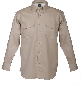 Mens Vented Back Twill Long Sleeve