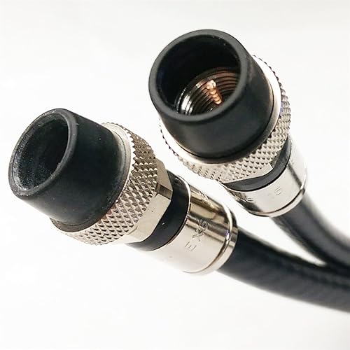 Cable coaxial RG6 de 100 pies (negro)  Arranque meteorológico  UL ETL CMR CATV Retardante de Fuego Satélite Audio Video HD Cable Conectores F de disponible en Yaxa Peru