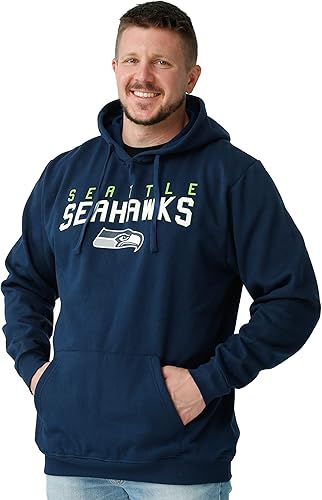 Miniatura 77 de FOCO Sudadera con capucha para hombre con logotipo del equipo de la NFL