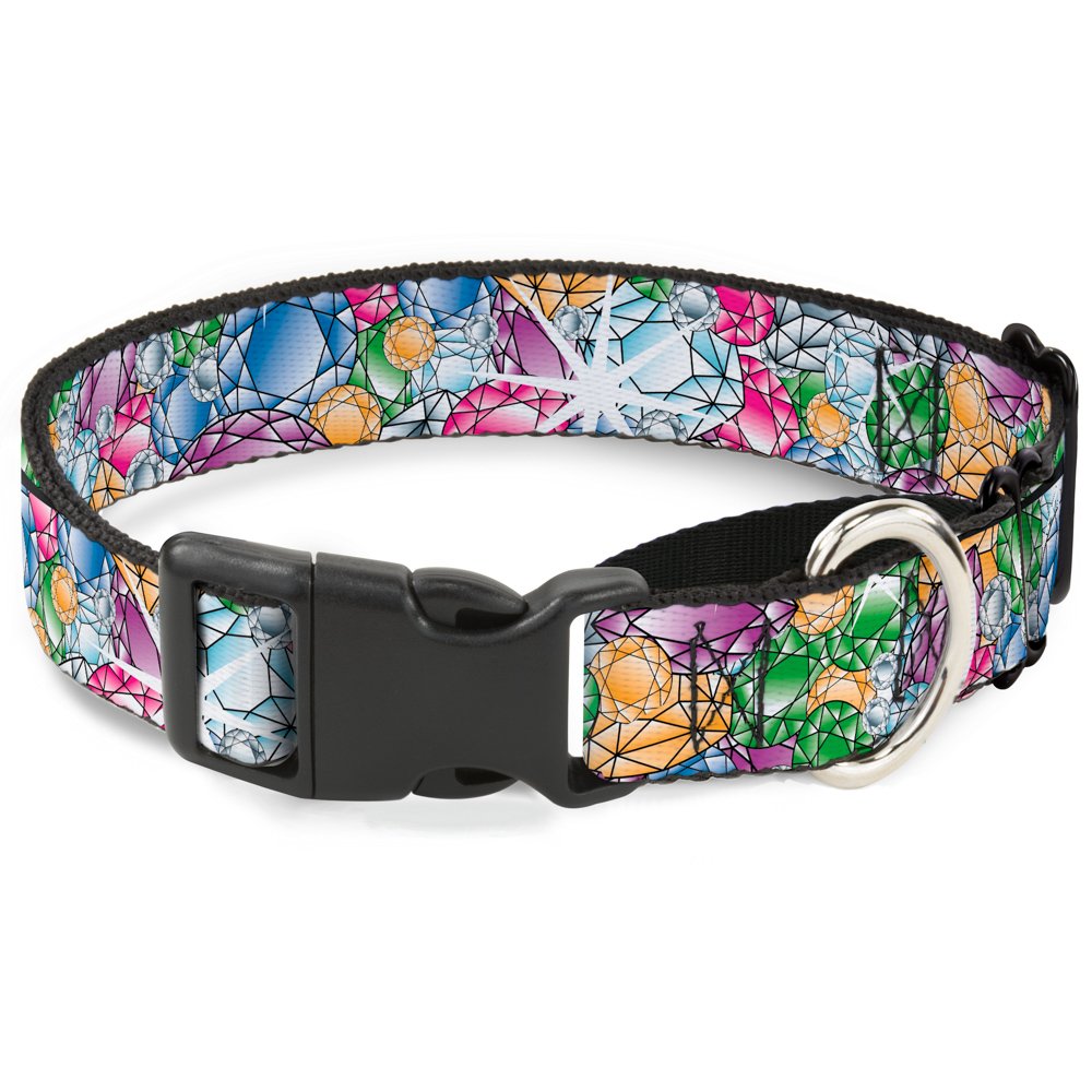 Buckle-Down Martingale-Hundehalsband Mit Blumenmuster – 2,5 Cm Breit, Für Halsumfang 27,9–43,2 Cm