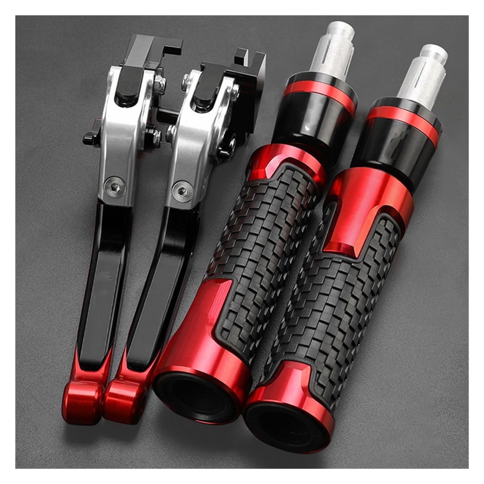 TINGYUS Motorbike Brake Lever for CBR1100XX for Blackbird 1997-2007 Motorcycle Adjustable Brake Clutch Levers Handlebar Grips End(K)