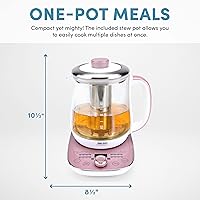 Vista 4 de 16-In-1 Nutri-Water Kettle, Green Tea, Fruit Tea, Flower Tea, Asian Traditional Recipes