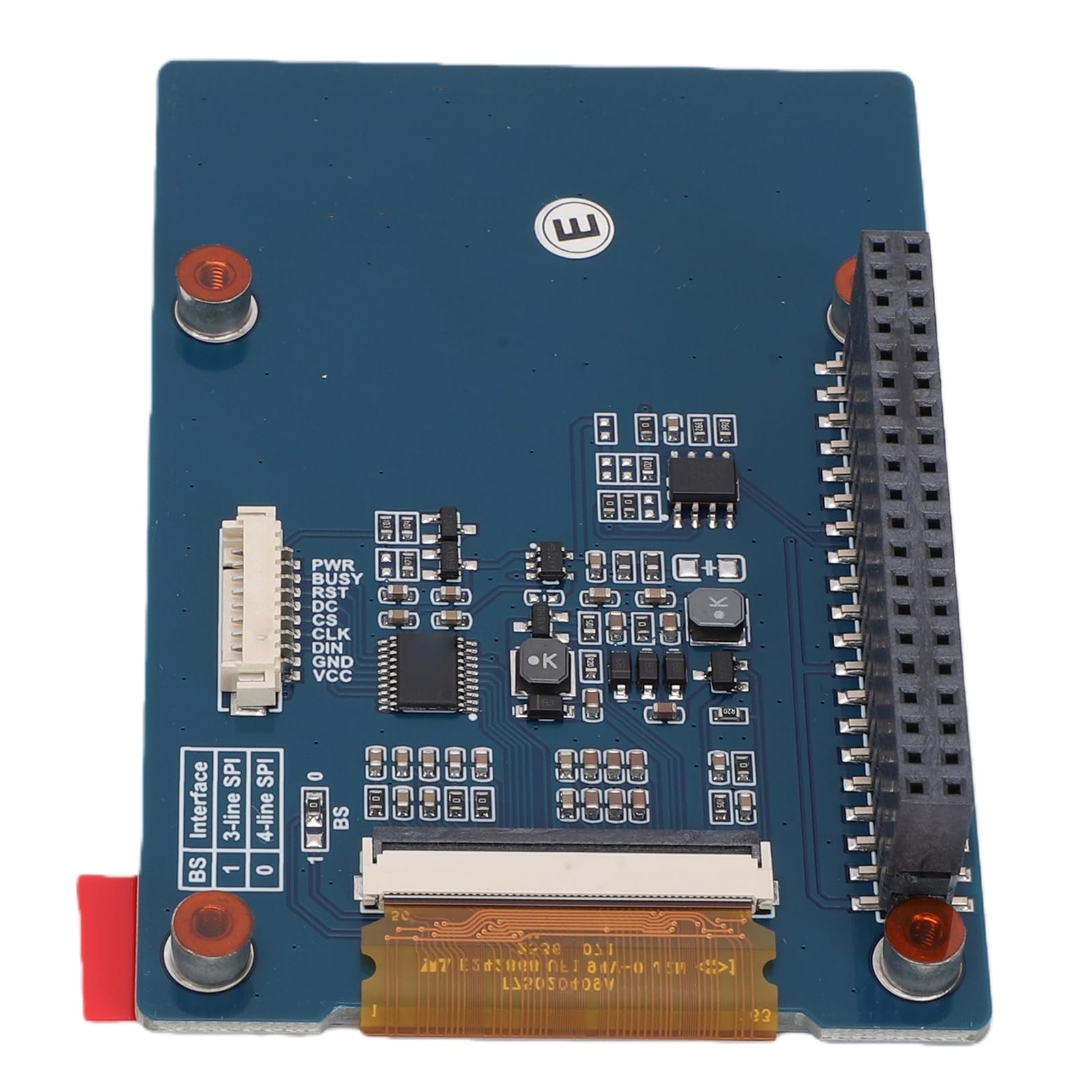 Jectse Display Carta Elettronica a Colori da 3,6 Pollici Schermo Inchiostro Elettronico Display Carta Elettronica Risoluzione 600x400 con Scheda Driver Interfaccia SPI per Schede e di