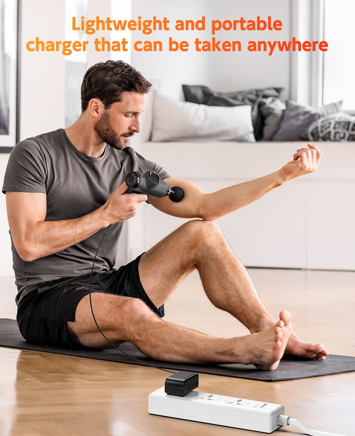 27V Massage Gun Charger Compatible with Sharper Image Massage Gun 11011666 1013983 1013002 1012667 1014392 2313786 2316222 Power Cord Supply