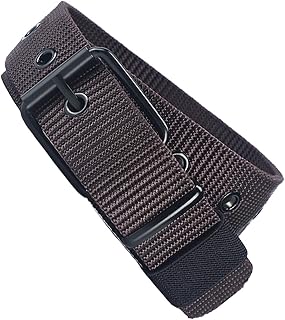 屋外ナイロンベルト - ナイロン ウェビング ベルト、レディース メンズ ナイロン ベルト - ウエスト ストラップ ベルト ナイロン ウェビング、複数の穴付き | 登山、ハイキング用の金属バックル付きピンバックル固定ウエストベルト - ナイロン