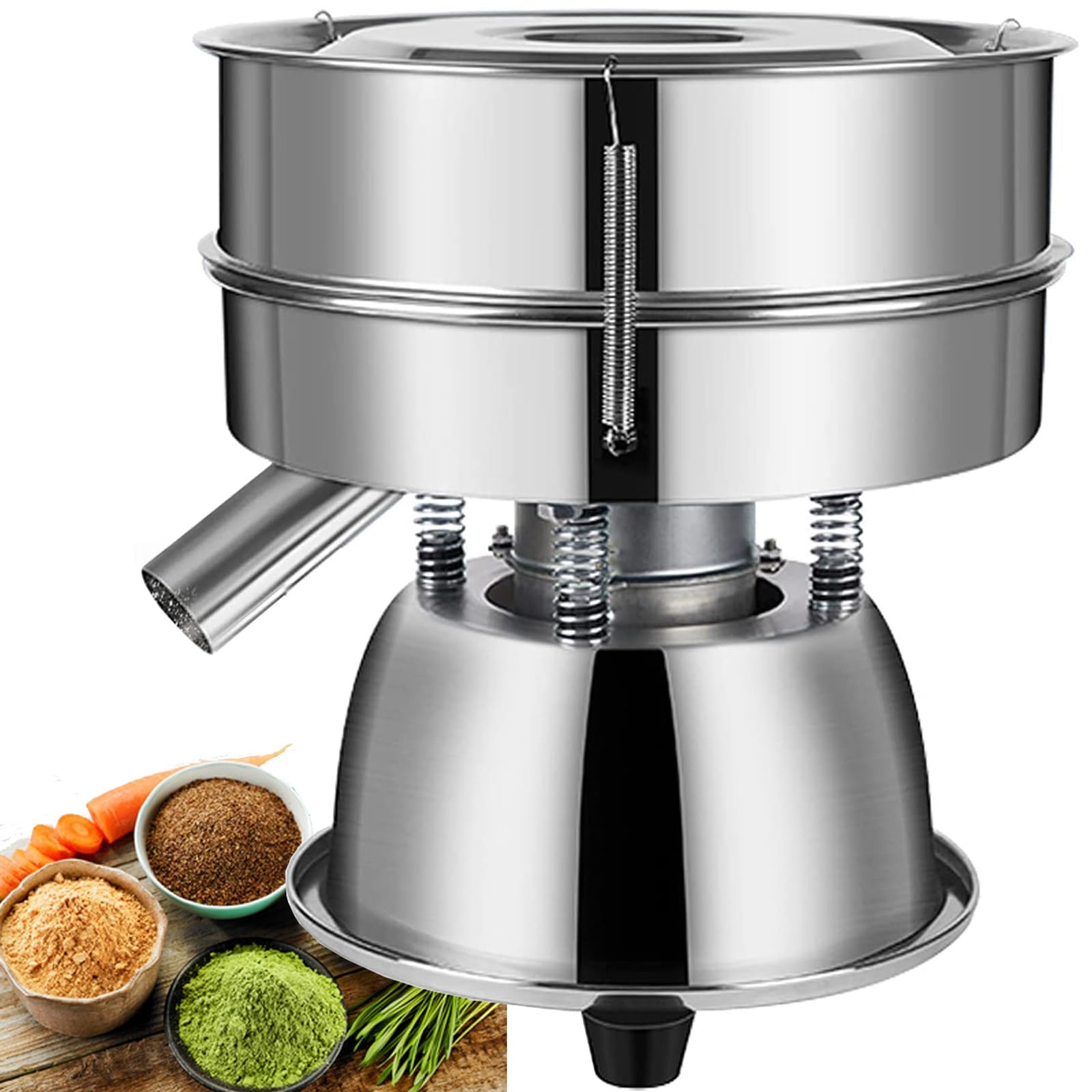 Machine de tamisage électrique 3kg/h à haute vitesse d'oscillation