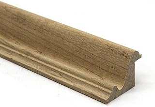 1 1/16" x 1 1/2" Maple Hardwood Panel Molding, Decorative Trim (1, 2" - 4" Sample)