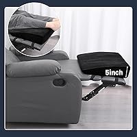 Vista 5 de MABOZOO Wedge Recliner Leg Pillow, Foam Extra Large Foot Rest Cushion with Adjustable Straps, Recliner Footrest Extender Leg Elevation Pillow Wedge