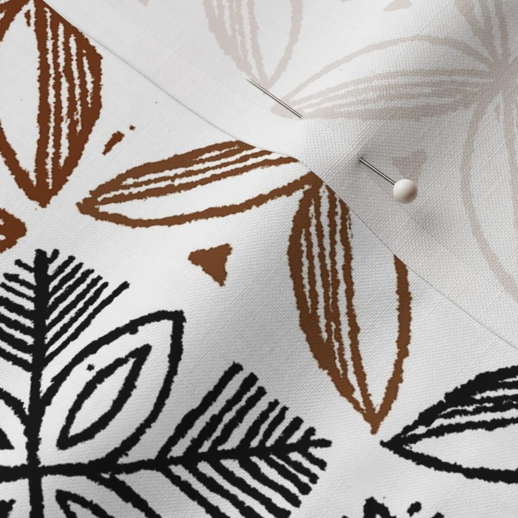 Spoonflower Fabric - Hawaiian Hibiscus Tiki Tropical Aloha Island Printed on Petal Signature Cotton Fabric by The Yard - Sewing Quilting Apparel Crafts Decor
