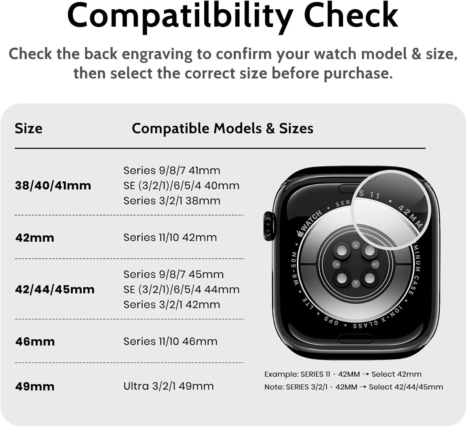 amBand for Apple Watch Series 11/10 42mm Bands Case for Men, M1 Sport Rugged Heavy Duty Bumper Protector Tactical Strap Military Protective Cover for iWatch Workout Accessory 42 mm - Black Gold