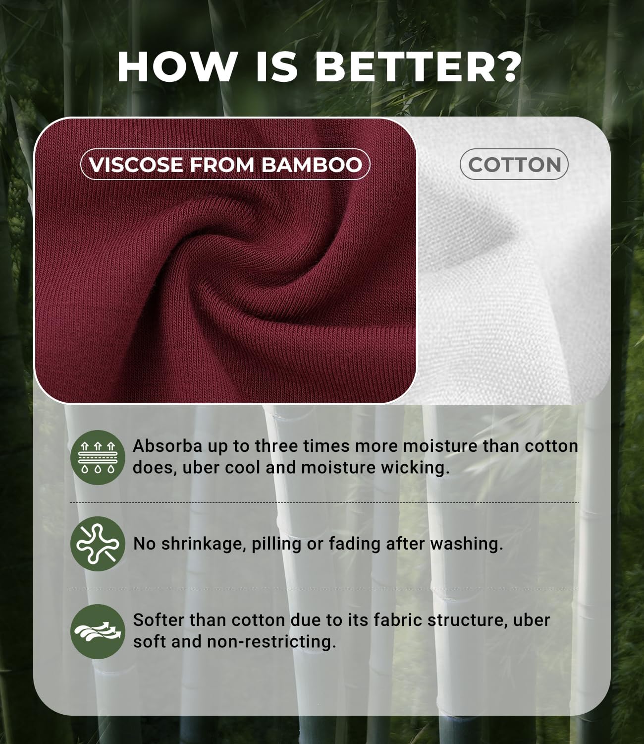 BAMBOO COOL Womens Underwear Bikini Underpants Hipster Ladies Panties Soft Stretch Breathable Panties for Women, 5-Pack - Image 5