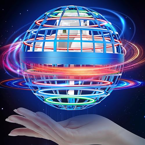 Juguetes de bola de orbe volador para niños bola de boomerang cósmico, bola flotante, mini dron mágico volador, regalos para niños y niñas y