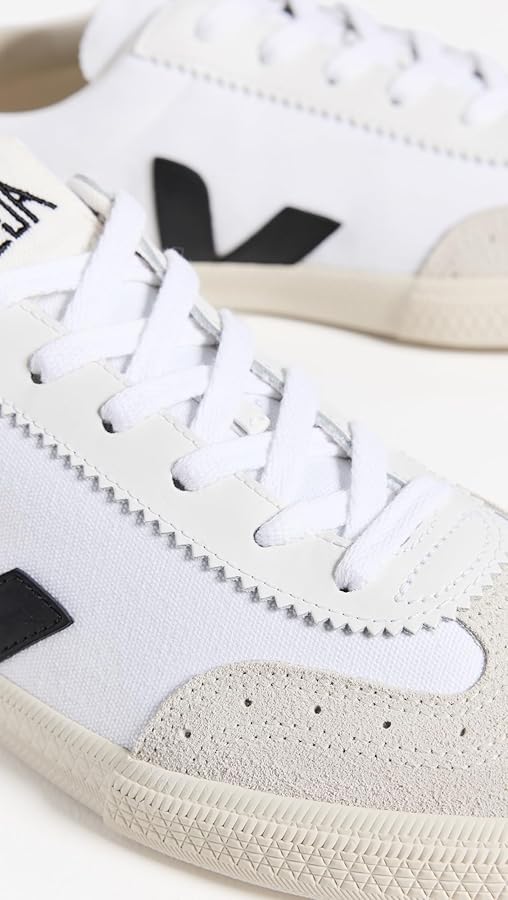 Amazon | Veja メンズ バレースニーカー ブラック - ホワイト