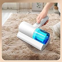 مكنسة كهربائية محمولة للتعقيم والتطهير والتنظيف الجاف مع الاشعة فوق البنفسجية للوسادات والملاءات ومراتب السرير والكنب وغيرها من الاسطح القماشية، بيج عدد 1