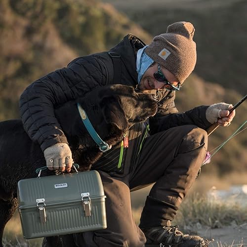 Miniatura 5 de Caja de almuerzo clásica Stanley 10 qt  Caja de almuerzo vintage de metal  Contenedor de comida duradero con asa y cierre  Almacena comida, bebidas,