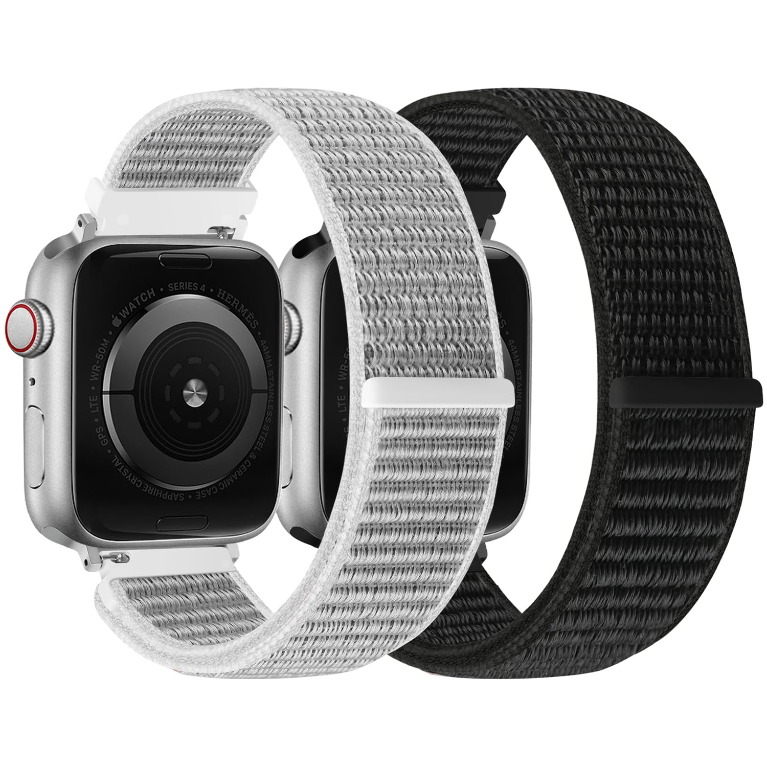 WolliLe Nylon Sport Loop Band Compatible with Apple Watch Band 38mm 40mm 41mm 42mm 44mm 45mm 46mm 49mm Women Men, Soft Adjustable Replacement Strap for iWatch Series 10 9 8 7 6 5 4 3 2 1 SE Ultra 2/1