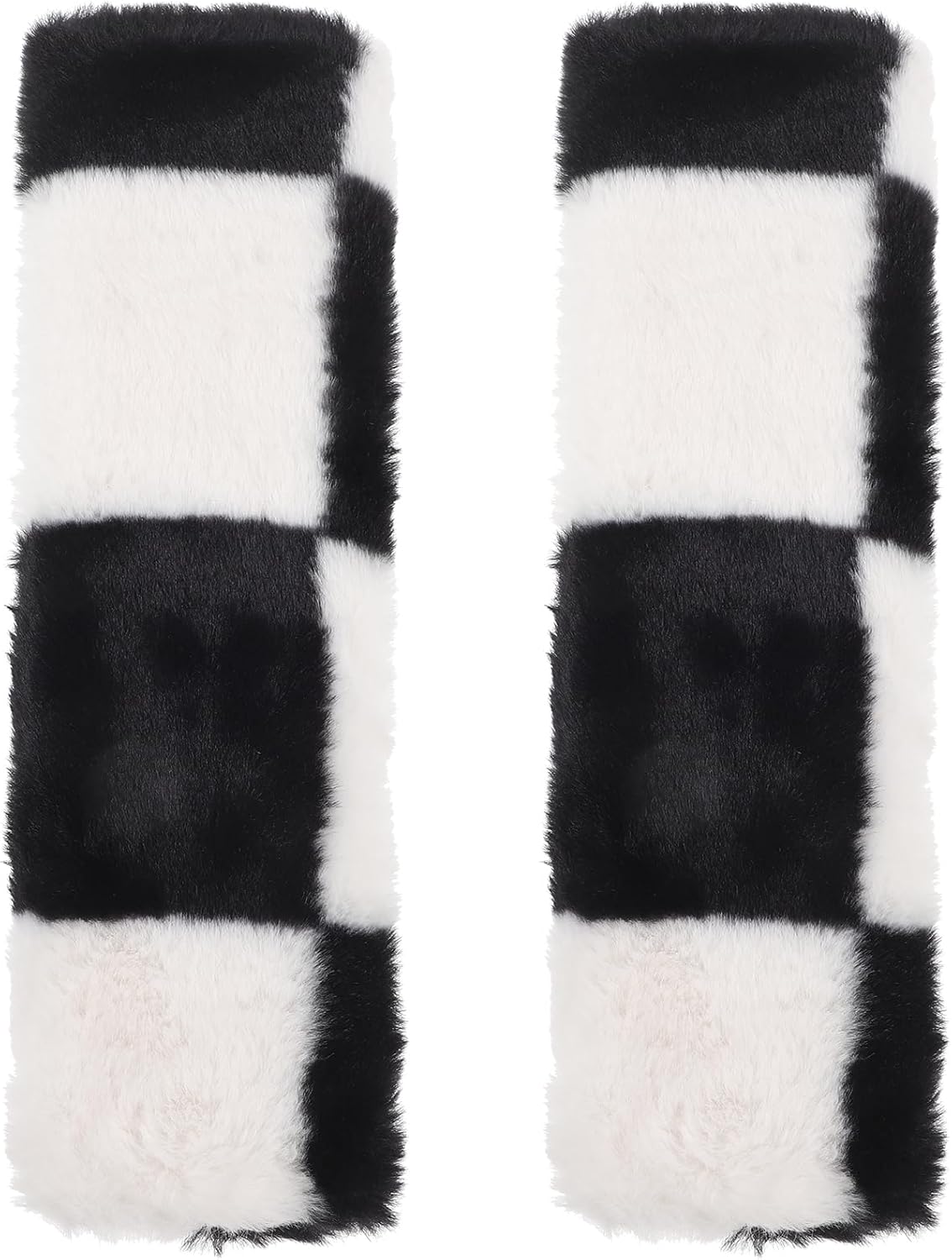 Gatuida 2 Pcs Decorate Comfortable Seats Strap Covers Pads Shoulder Strap Shoulder Strap Cushion Checkered Belt Cover Protector Car Seats Strap Cover Soft Seat