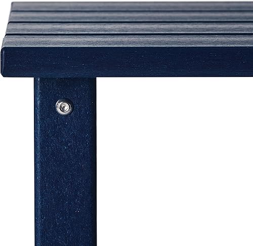 Miniatura 5 de WestinTrends Dylan Adirondack - Mesa auxiliar redonda para exteriores, color turquesa