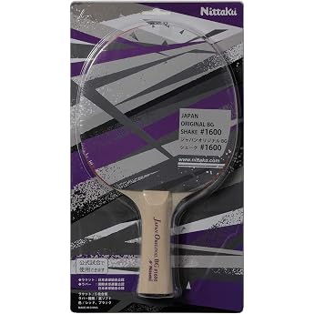 Nittaku Table Tennis Racket Glue-on Thickness: Medium J.T.T.A.A JOBG Shake 1600 NH5154